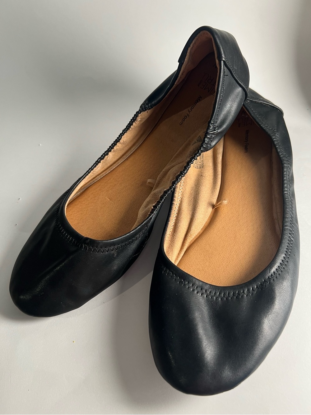 Time and Tru Black Slip-On Ballet Flats Size 12W